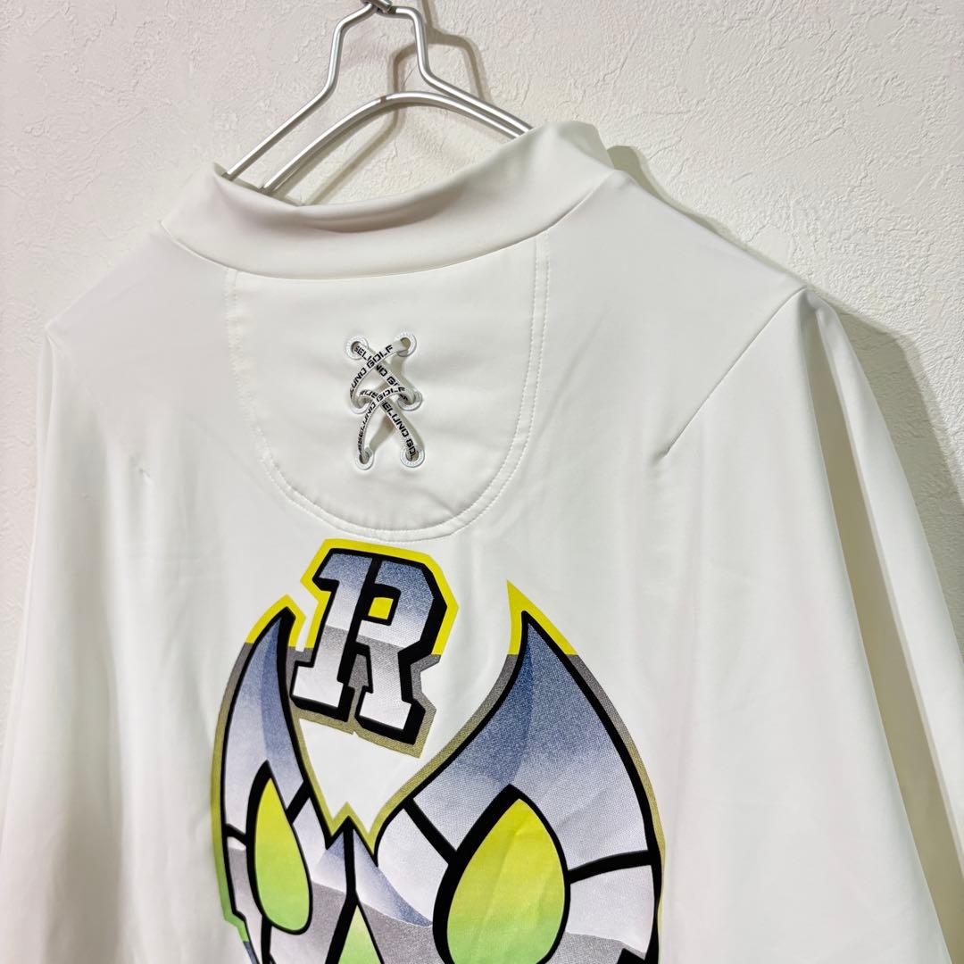 【RUSSELUNO GOLF】新品LS MOCKNECK メンズ３Ｌ　ホワイト