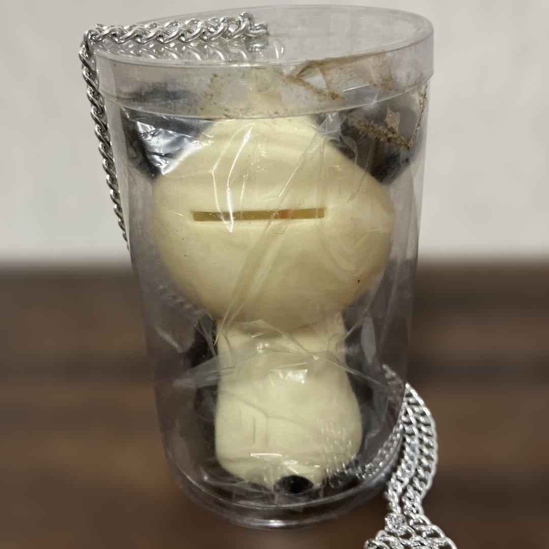 新品 パトラ　タレ目 パンダ　ソフビペンダント人形　昭和レトロ　当時物