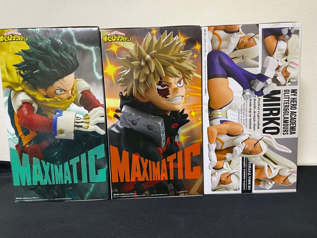 僕のヒーローアカデミア MAXIMATIC 出久 爆豪勝己 ミルコ フィギュア