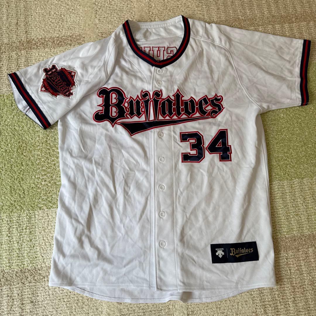 オリックスバファローズ　ユニフォーム34吉田選手