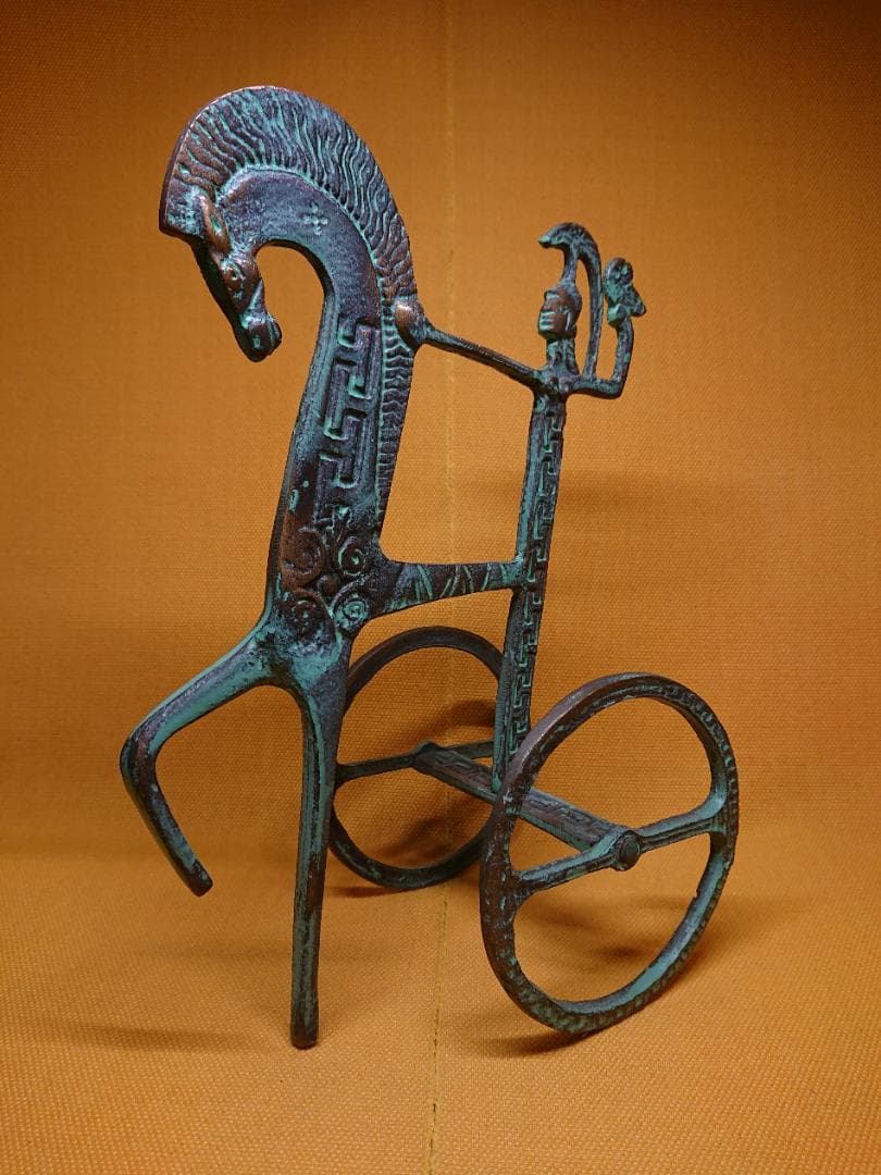 ビンテージ　人形　銅製　ブロンズ像　置物　インテリア　工芸品　美術品　A1163