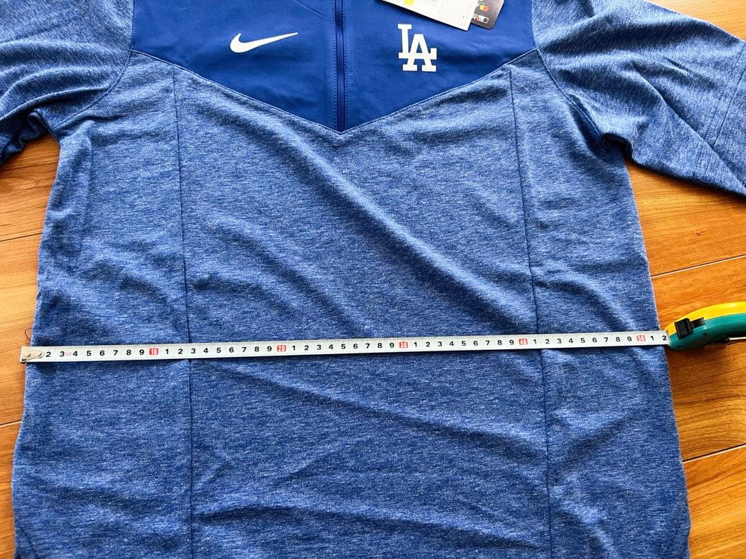 ドジャース ハーフジップ長袖シャツ 選手支給品 サイズS MLB正規品