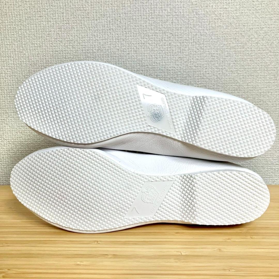 【未使用品】CROWN クラウン バレエシューズ ホワイト 25cm