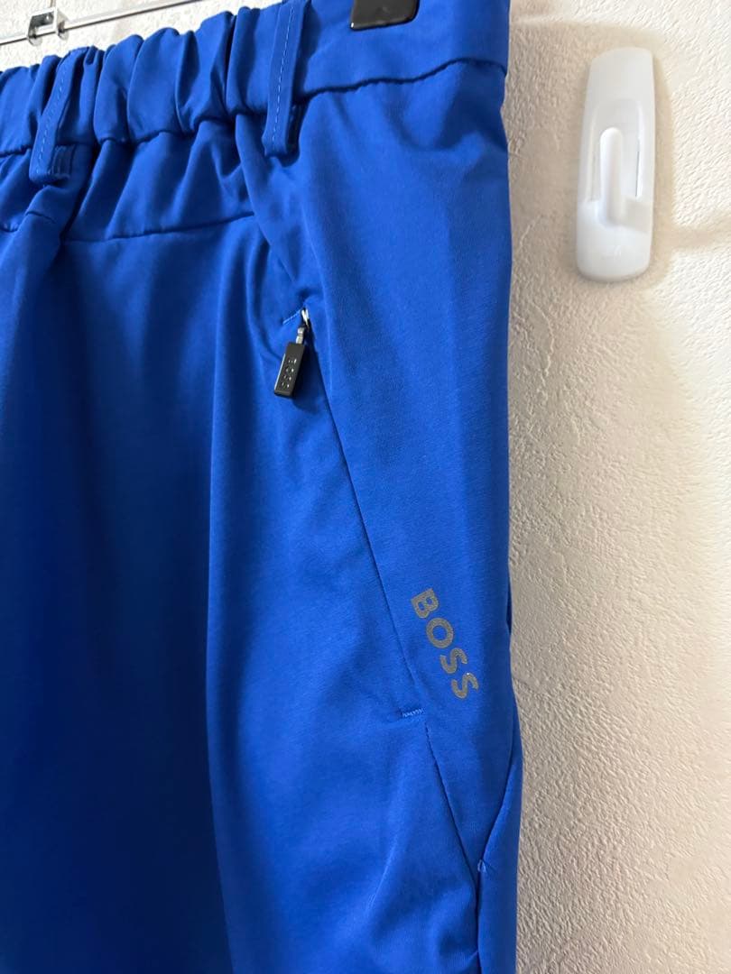 BOSS 現行タグ ゴルフパンツ W78〜W82 S/44 サングラスホルダー付