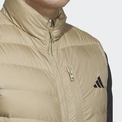 XL アディダス ゴルフ リップストップ フルジップ ダウンベスト