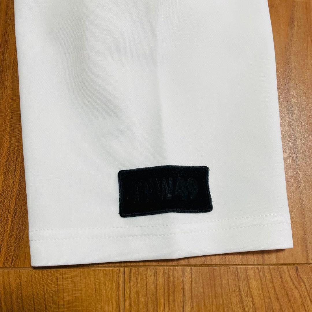 TFW49 モックネック　Tシャツ　ホワイト　4 junhashimoto