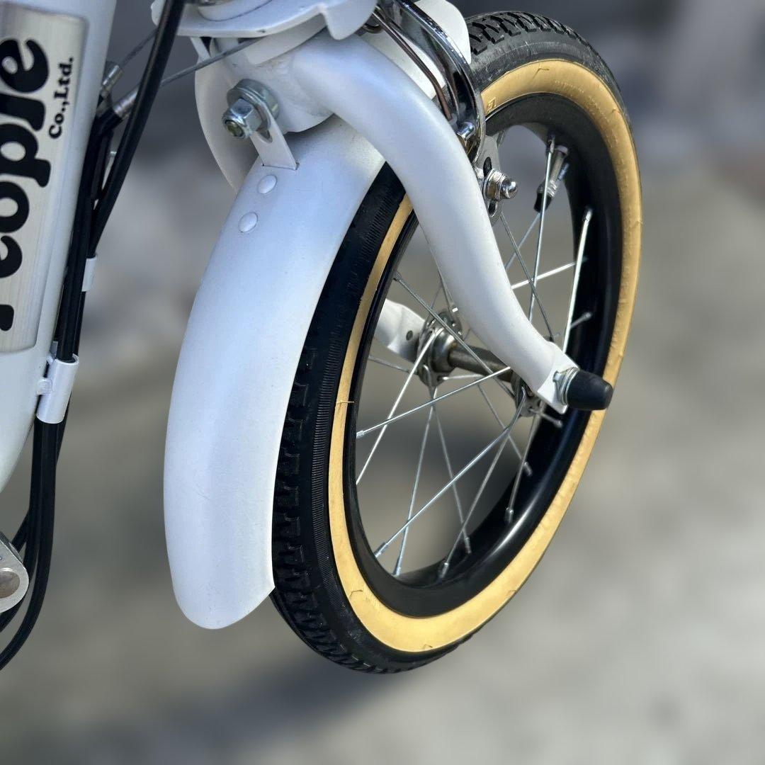 美品❗️ピープル いきなり自転車 14インチ　折りたたみ