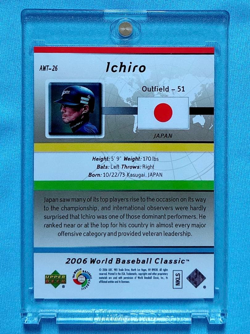 2006 UD SPx WBC イチロー サムライジャパン 状態良好