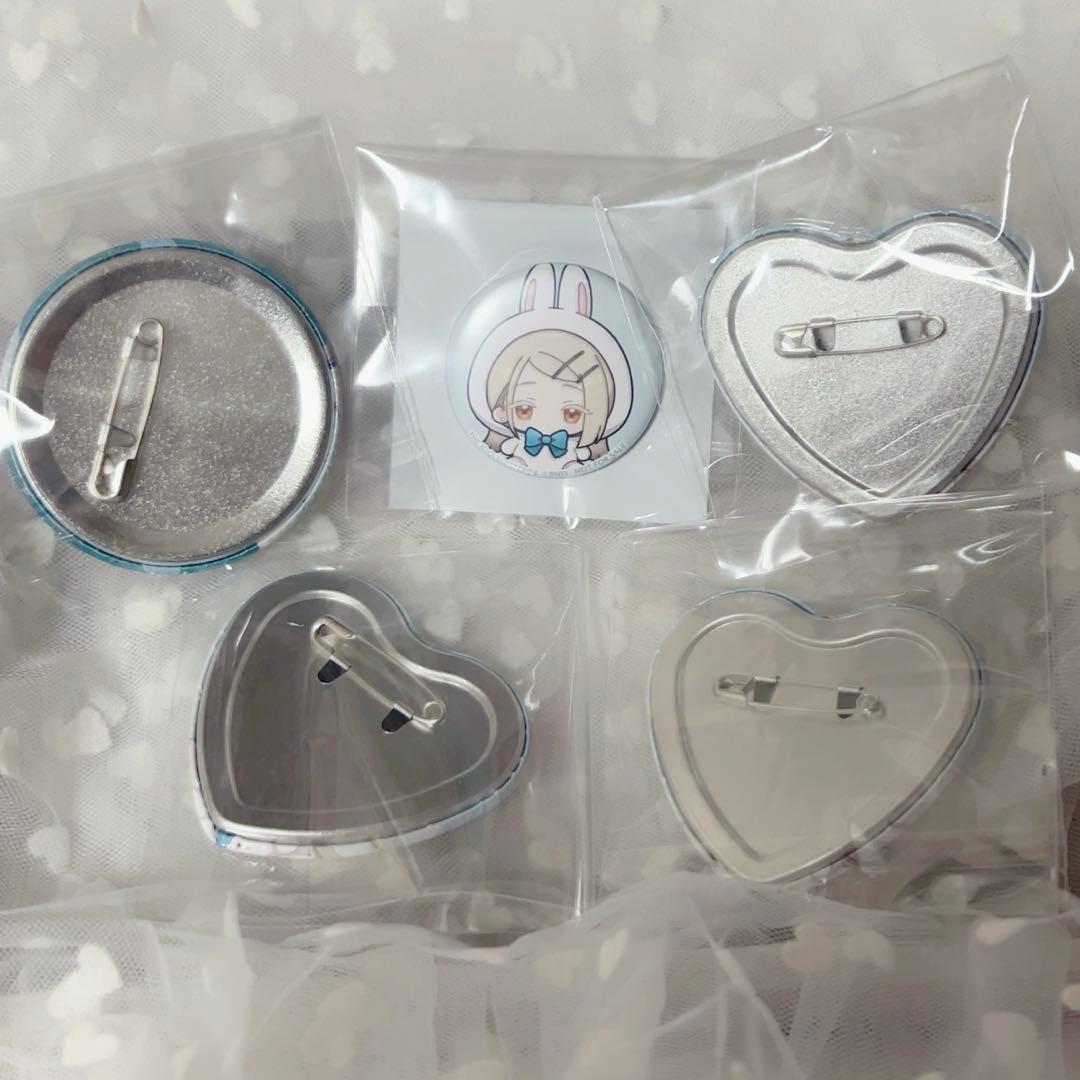 GIGO 広　特典　缶バッジ　ホログラム　ハート缶バッジ　SD ミニ　学マス