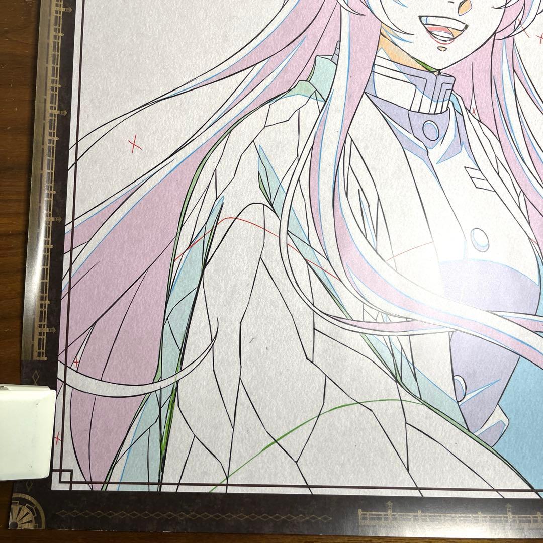 鬼滅の刃 お楽しみくじ Wチャンス 原画 ポスター 胡蝶しのぶ&カナエB