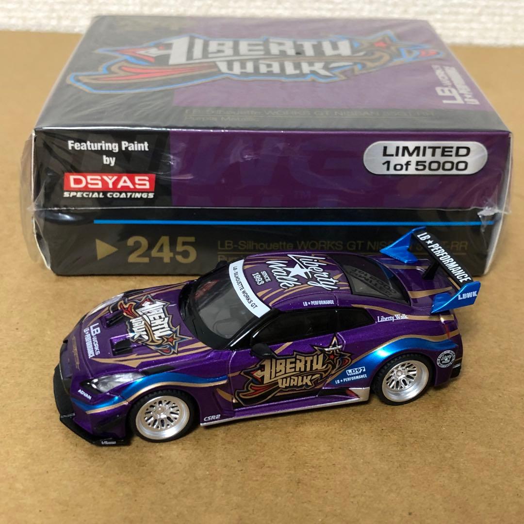 MINI GT　リバティウォーク　日産 35GT-RR　パープルメタリック