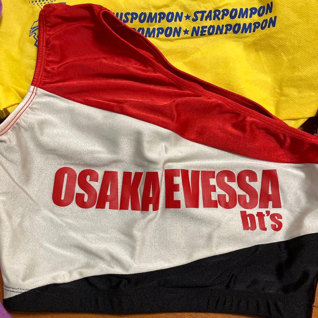 OSAKA EVESSAポンポン付きチアリーディングウェアセット