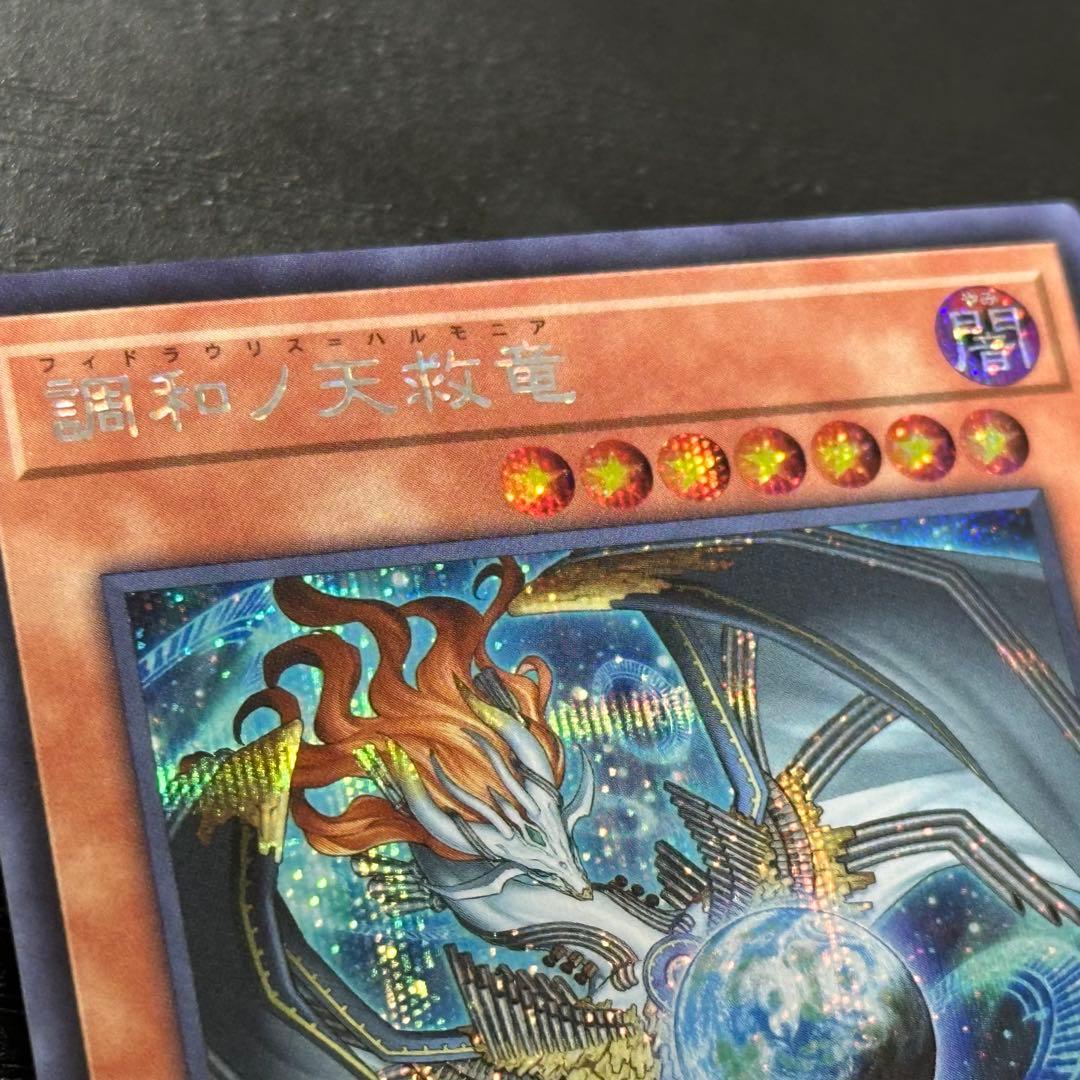 遊戯王 調和ノ天救竜 シークレット 日版