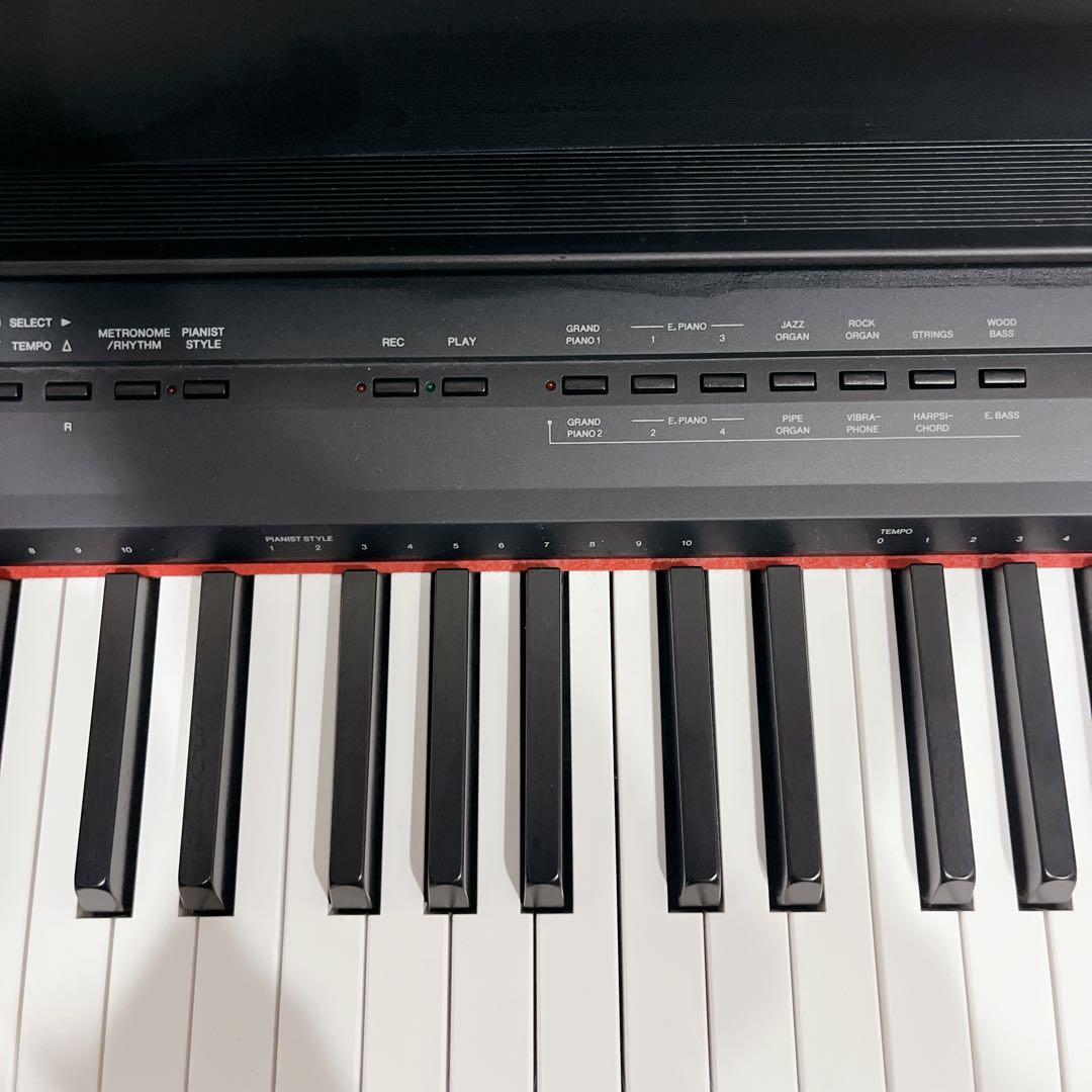 【美品】YAMAHA 電子ピアノ P-105 譜面台 スタンド フットペダル付き