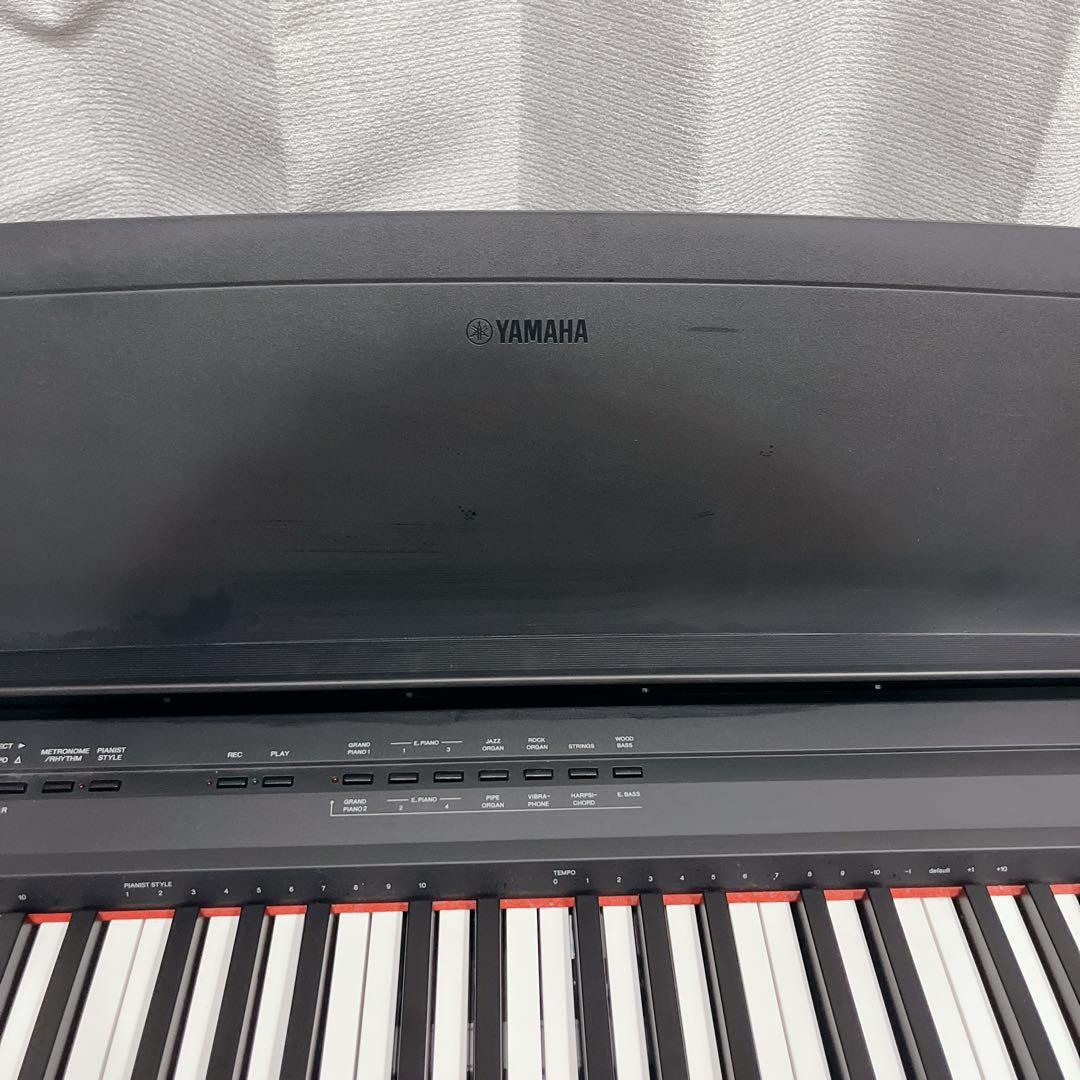 【美品】YAMAHA 電子ピアノ P-105 譜面台 スタンド フットペダル付き