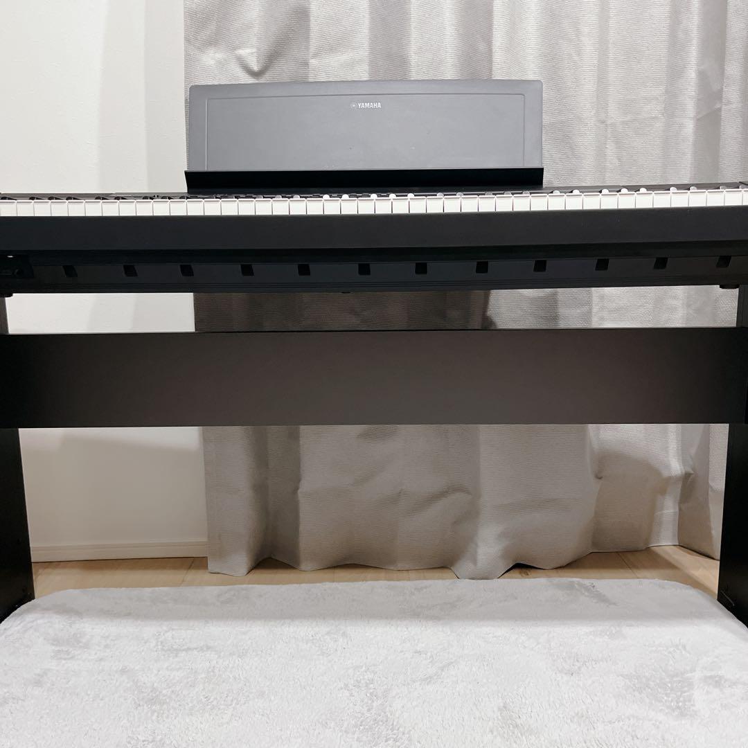 【美品】YAMAHA 電子ピアノ P-105 譜面台 スタンド フットペダル付き
