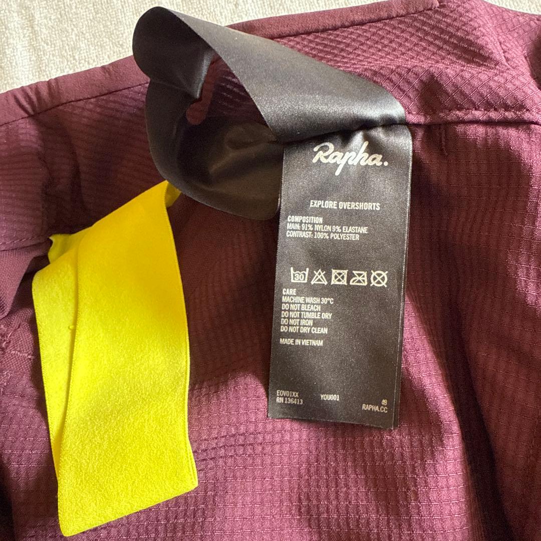 Rapha Explore Overshorts Mサイズ バーガンディ