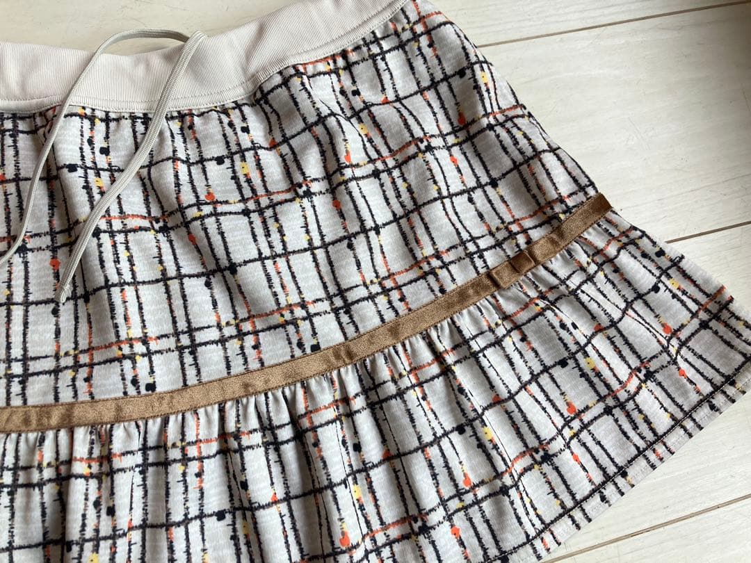 新品＊Babolatバボラ＊チェック柄のお洒落なテニスウェア上下セットアップ