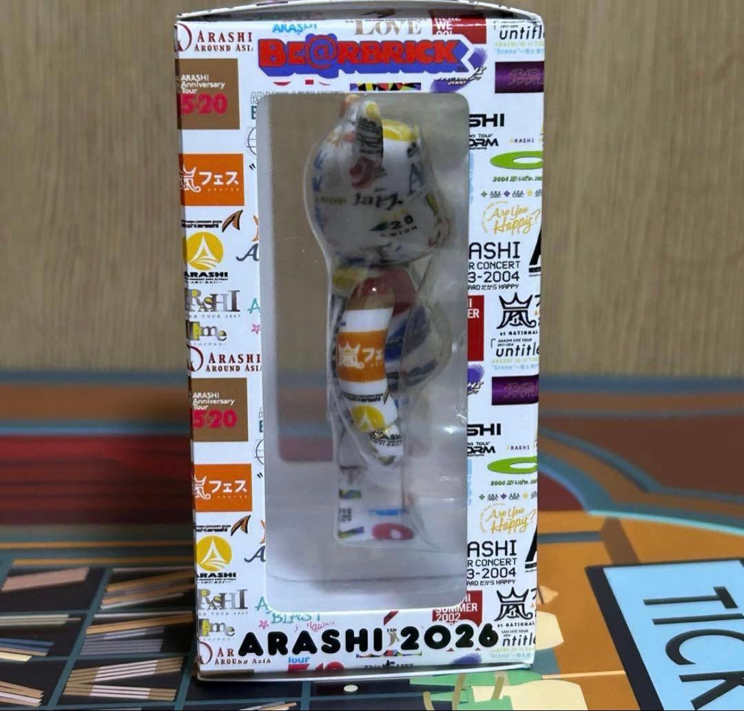 嵐 ベアブリック 2026 ARASHIライブロゴ 歴代ライブロゴマグネット