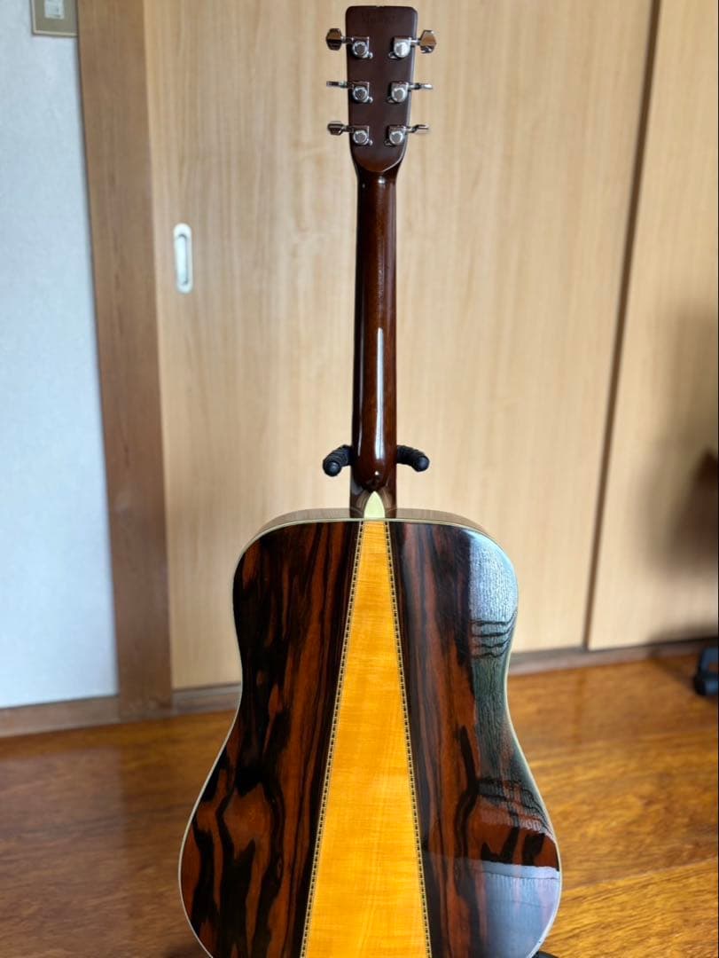 モーリスw40ジャパンヴィンテージハカランダ、ハードケース付　morrisアコギ