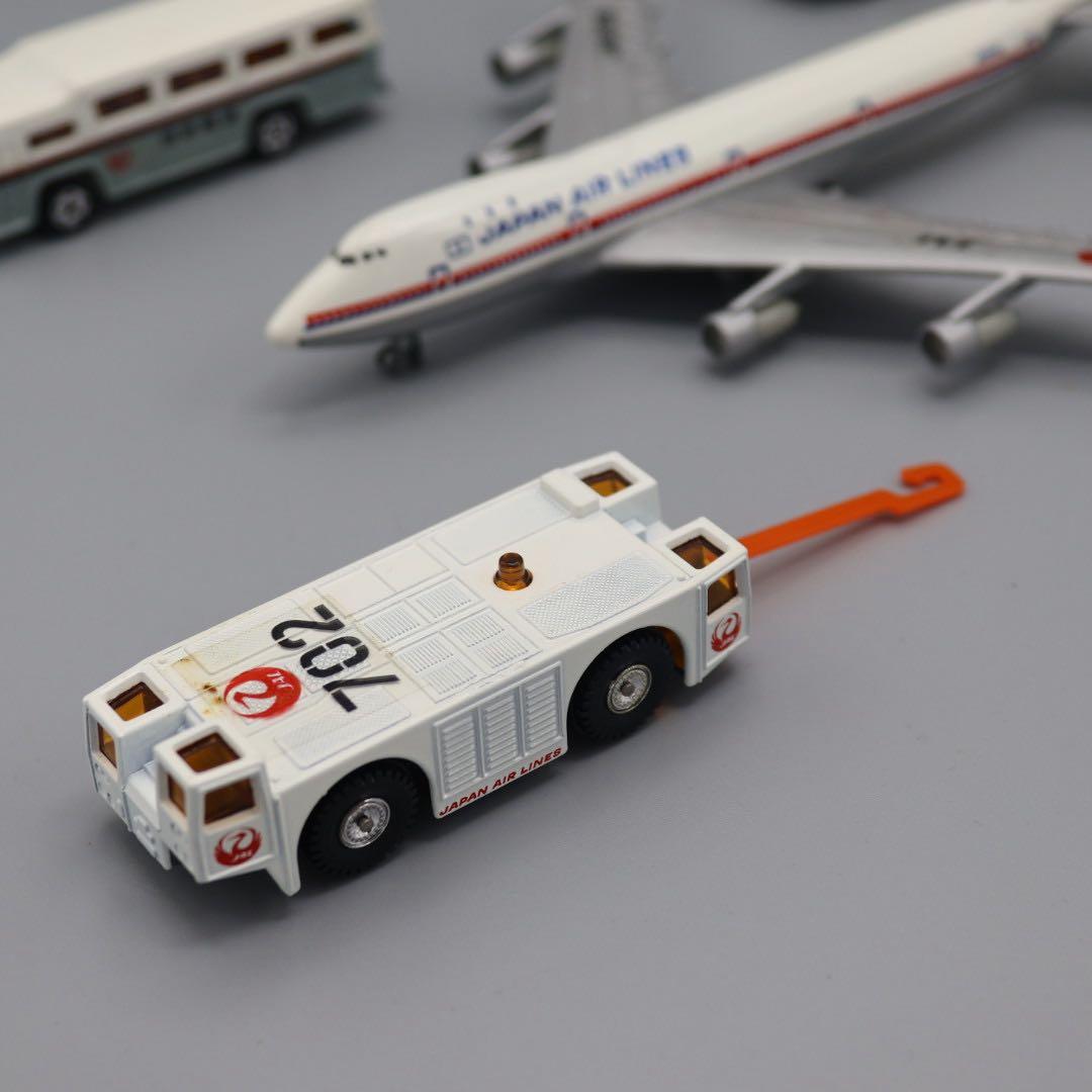 JAL 新空港セット ミニカー 5点　中古品