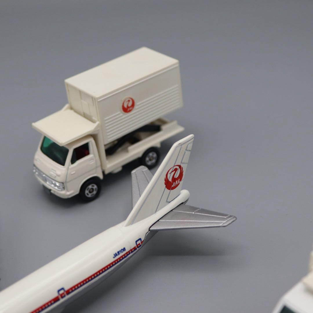 JAL 新空港セット ミニカー 5点　中古品