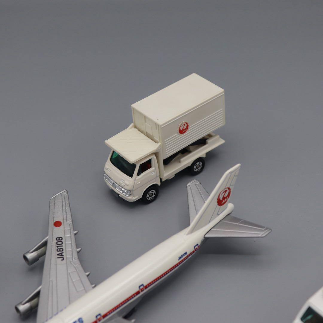 JAL 新空港セット ミニカー 5点　中古品