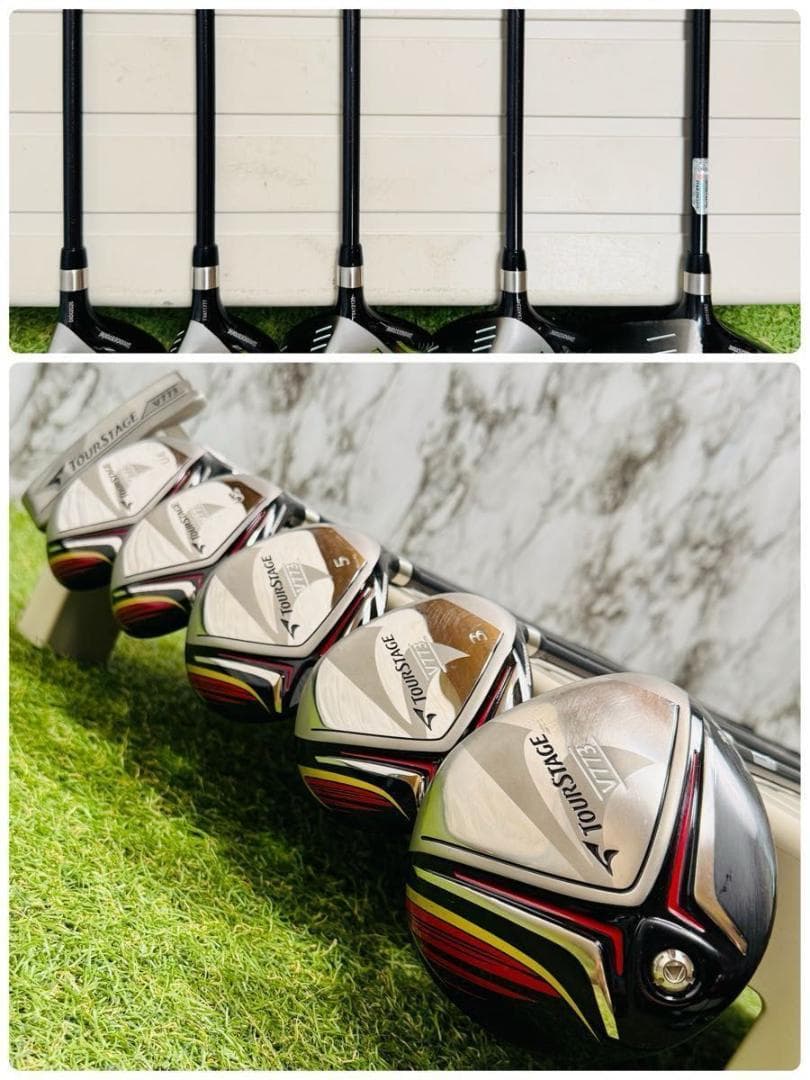 【中古】初心者推奨 ツアーステージ V773 メンズゴルフセット 13本 R