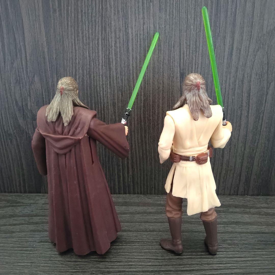クワイ ガンジン ジェダイ スターウォーズ フィギュア 2体セット