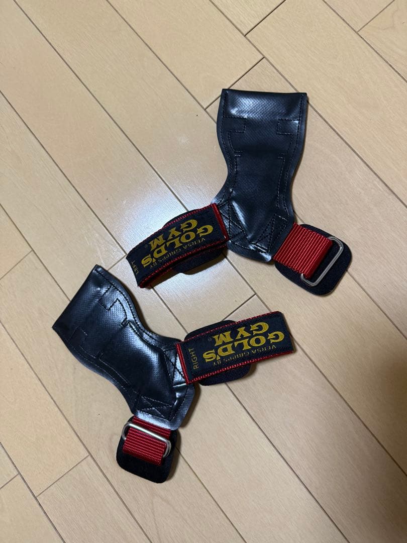 限定 ゴールドジム パワーグリップ プロ レッド S 試着のみ ほぼ新品