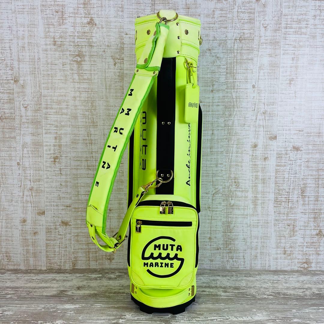 MUTA MARINE GOLF ムータマリン ゴルフ　キャディバッグ　イエロー
