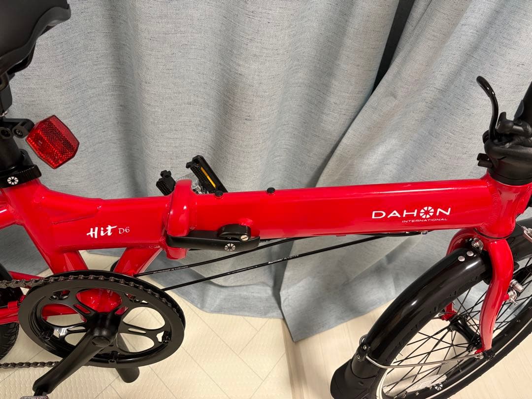 DAHON HIT d6 新品 20インチ 輪行袋 スリップバッグ付 赤
