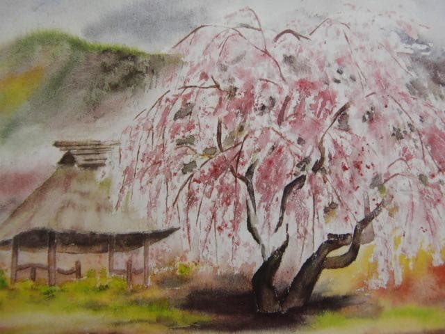 松尾美枝、【春、らんまん】、希少な額装用画集より、美品、新品額装付