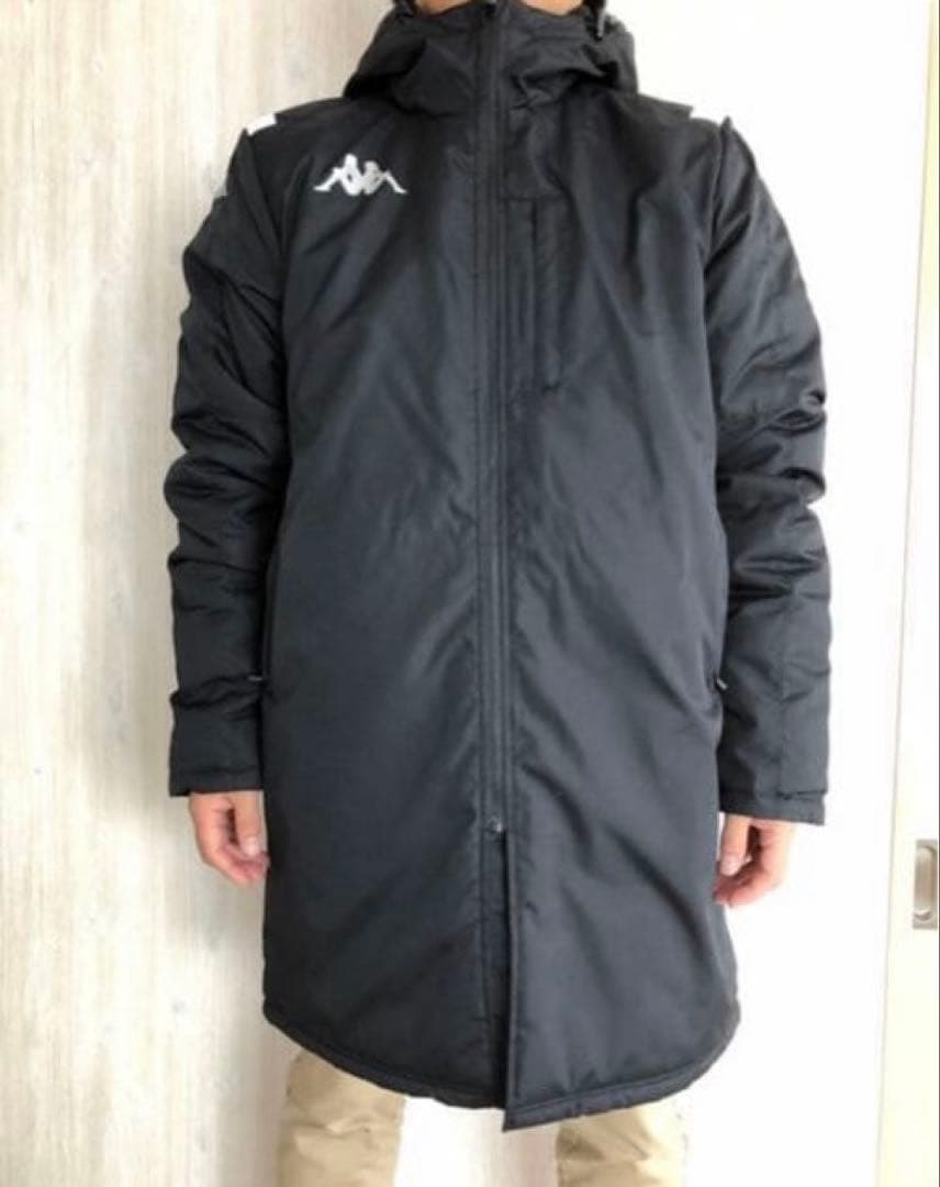 値下げ！　超美品 カッパ Kappa ウォーマーハーフコート L