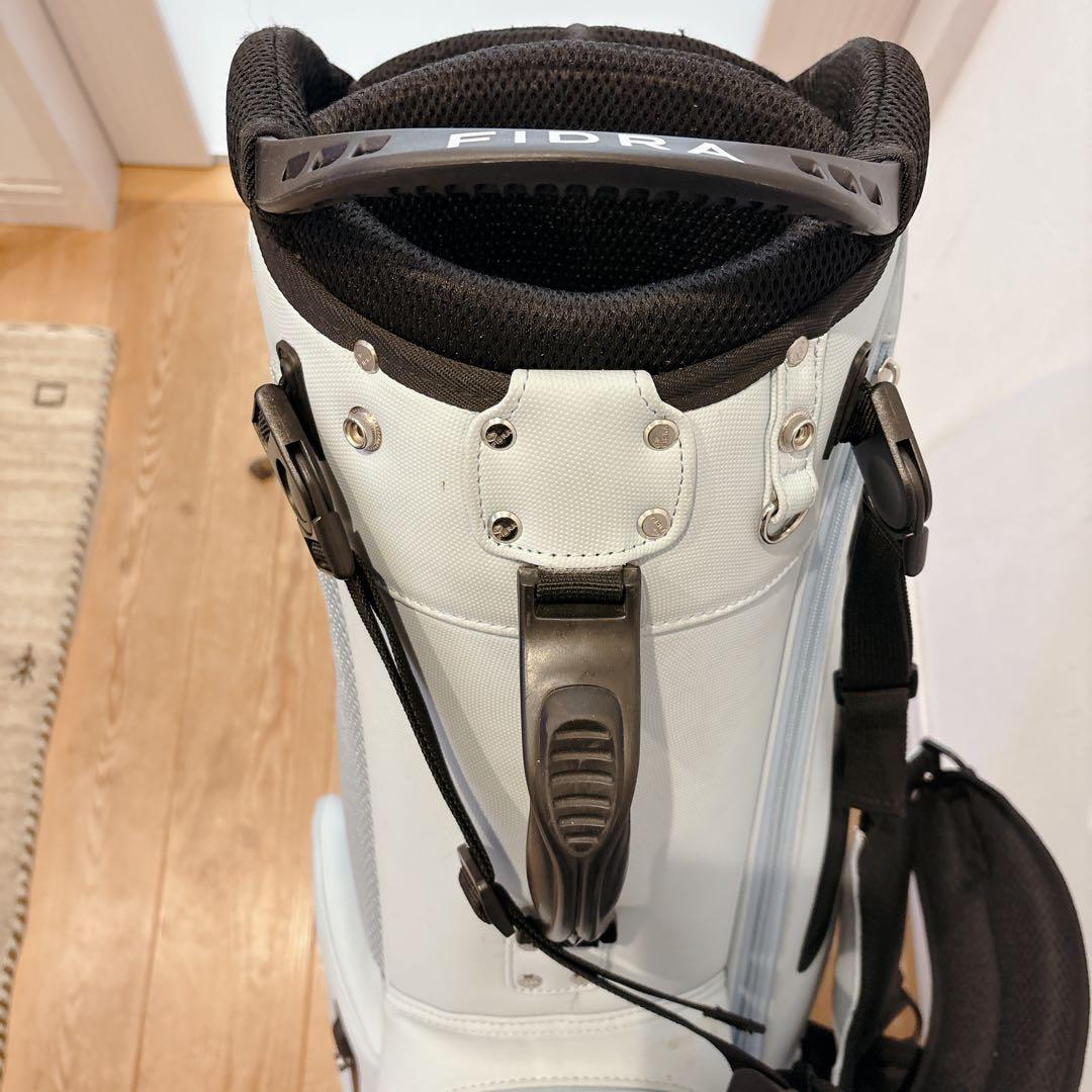K460 FIDRA スタンド式キャディバッグ サックス フードなし