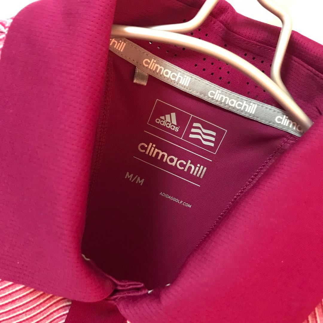 美品❇️adidas『アディダス ゴルフポロシャツ 半袖 climachill』M