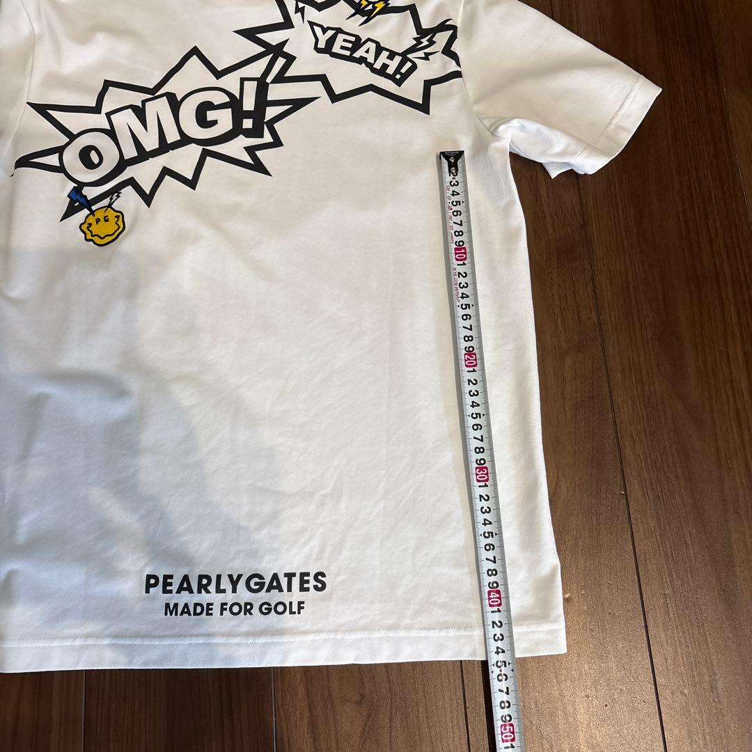 PEARLY GATES グラフィックポロシャツ
