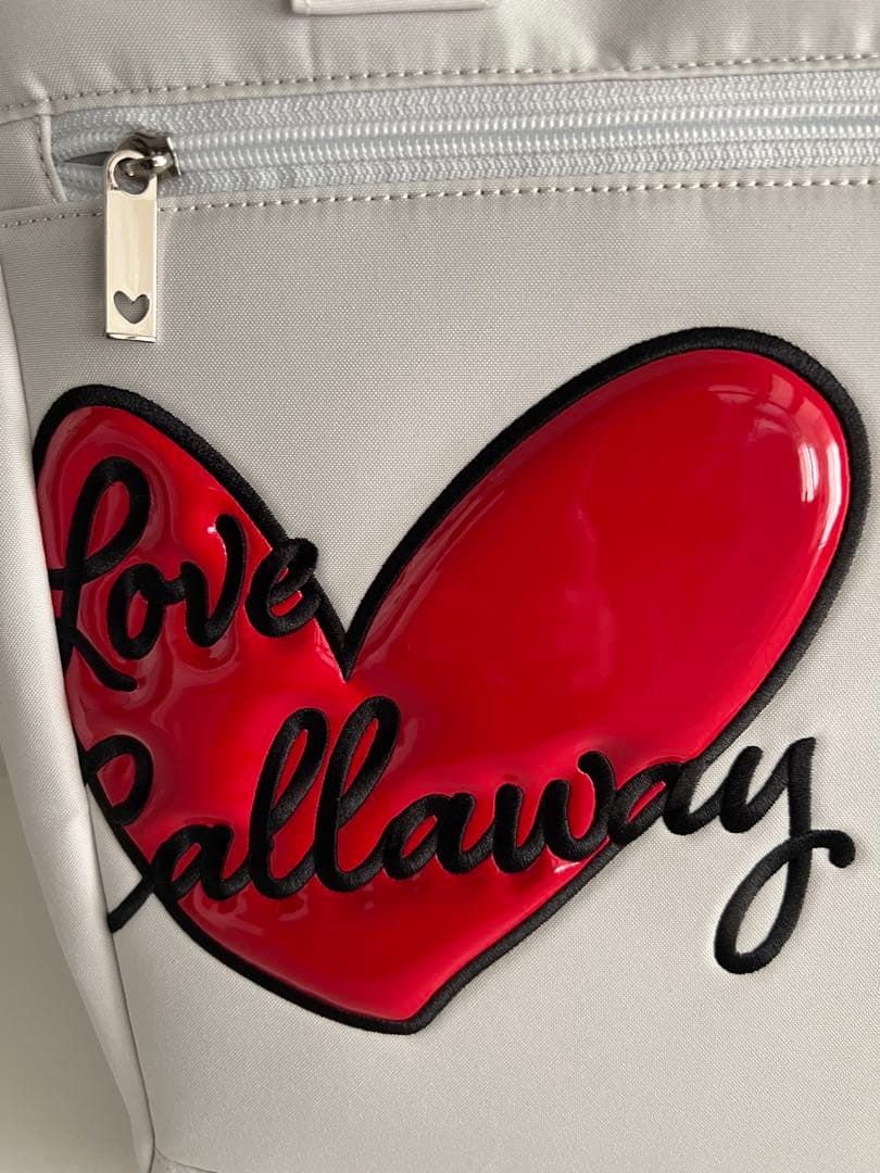 新品 タグ付き ホワイト キャロウェイ LOVE Tote 25 バッグ トート
