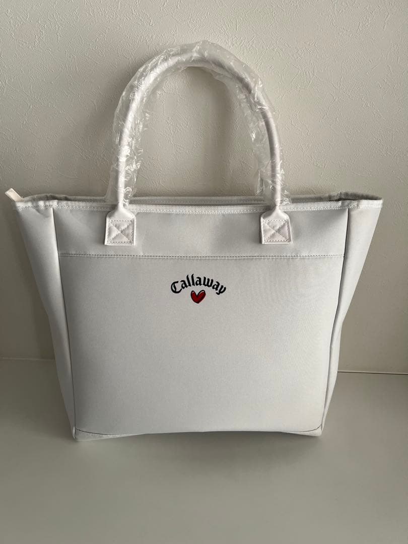 新品 タグ付き ホワイト キャロウェイ LOVE Tote 25 バッグ トート