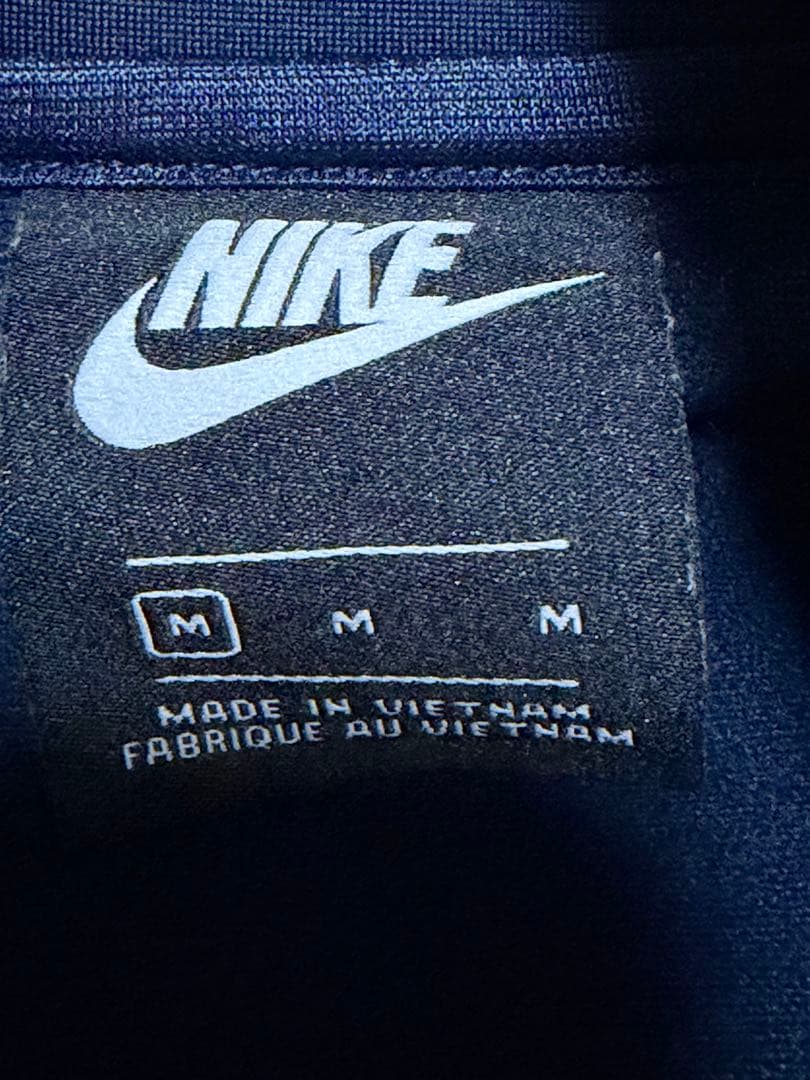 【セットアップ】NIKE ナイキ　ワンポイントロゴ　ジャージ上下　紺　M