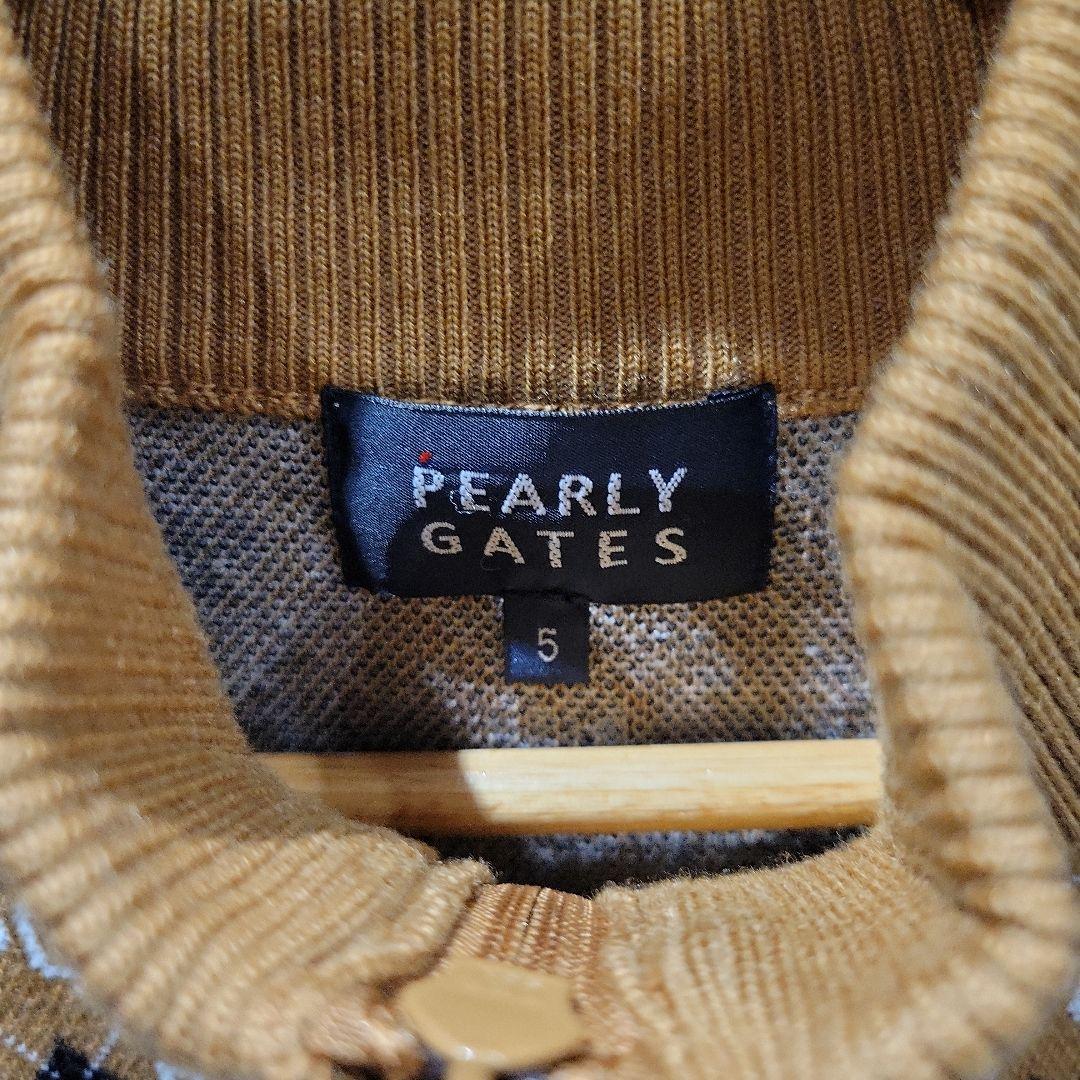 PEARLY GATES PGロゴ アーガイル柄 サイズ5