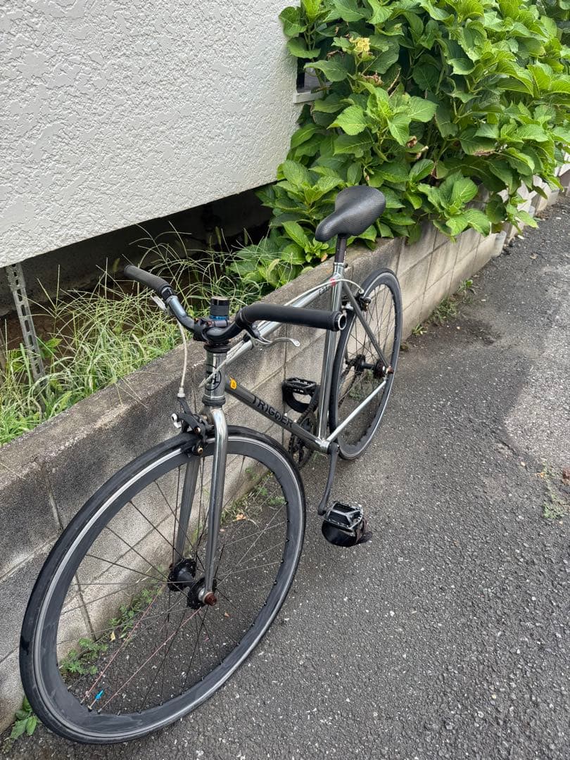 シルバー ピストバイク 700C