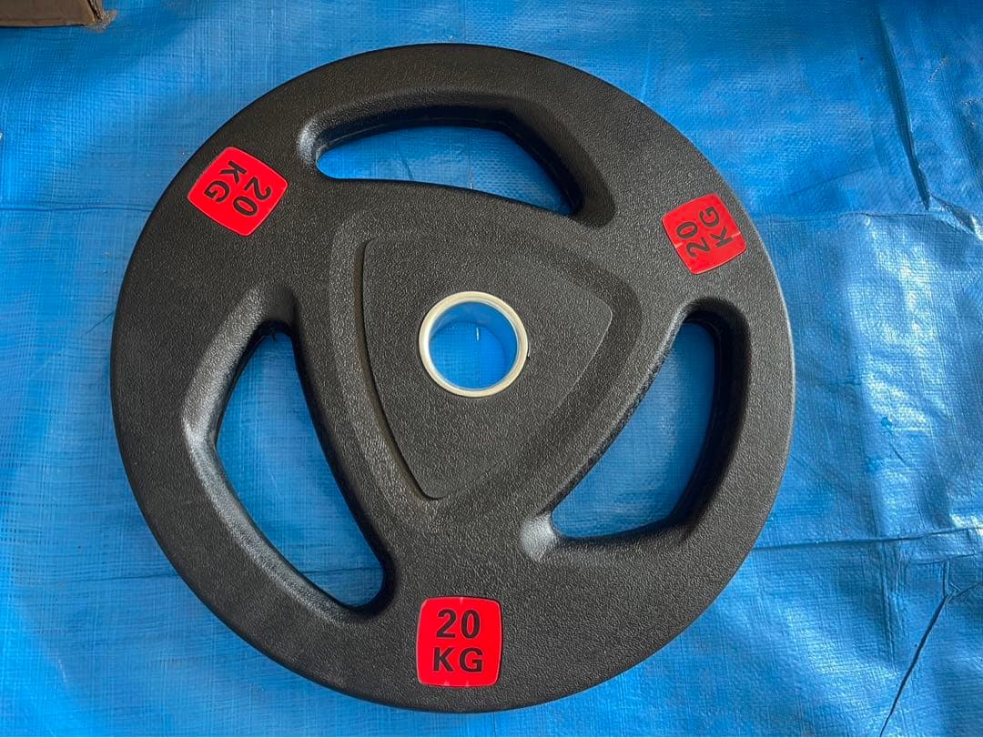 バーベルプレート ［170kgセット］ラバー オリンピックシャフト Φ50mm
