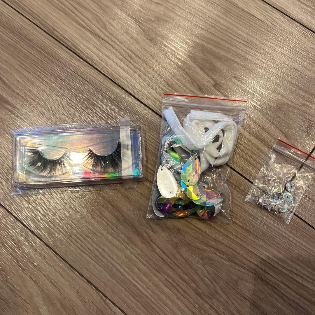 青いベリーダンス衣装　セットアップ