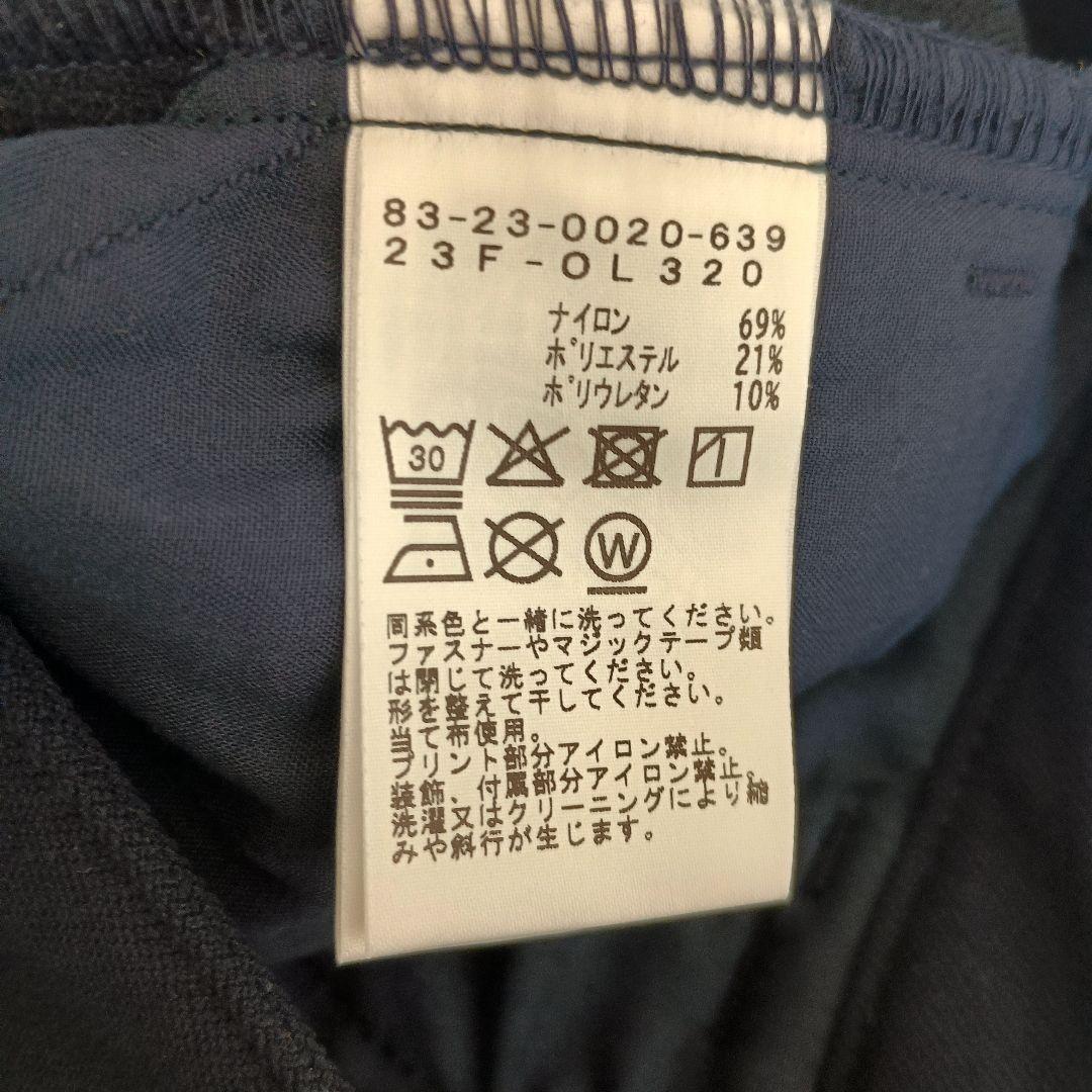 新品タグ付　ビームスゴルフ　OR 起毛スキニーパンツ　L ネイビー　ストレッチ