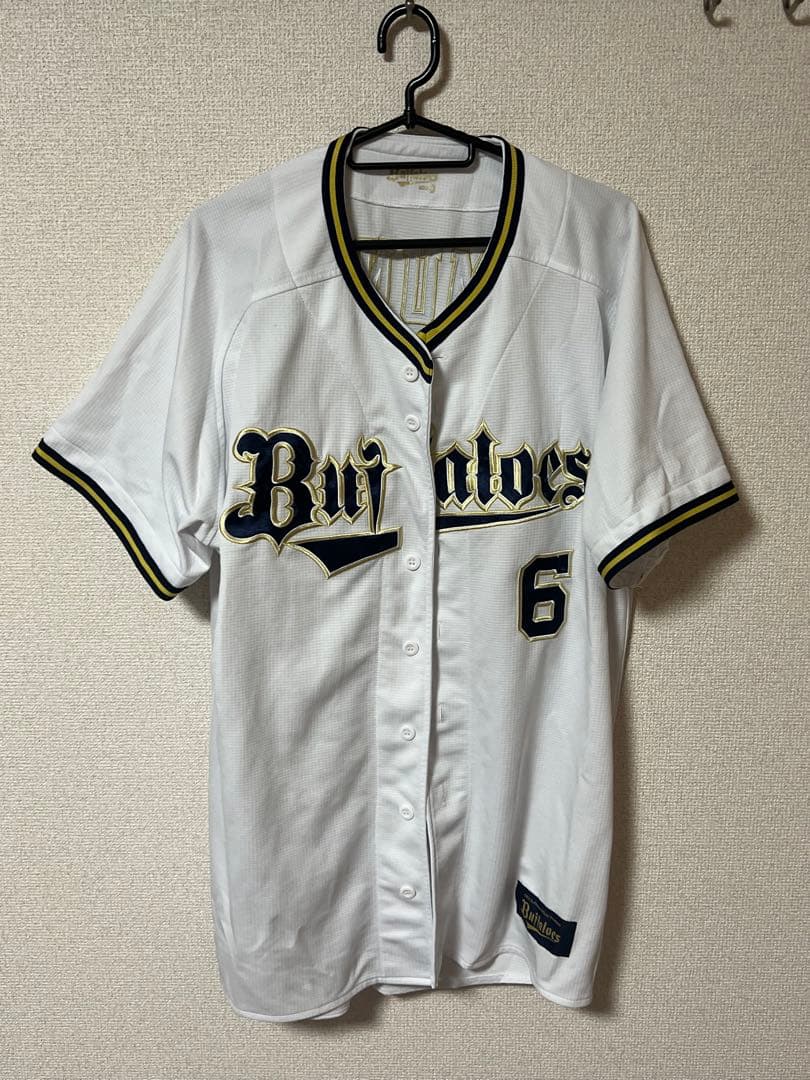 オリックスバファローズ　 ユニフォームOサイズ背番号6 宗佑磨選手