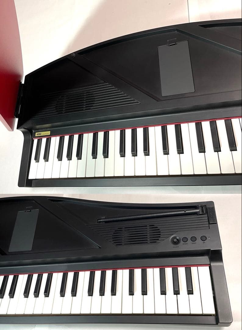 KORG コルグ micro PIANO 電子ピアノ 61鍵盤 アダプタ 説明書