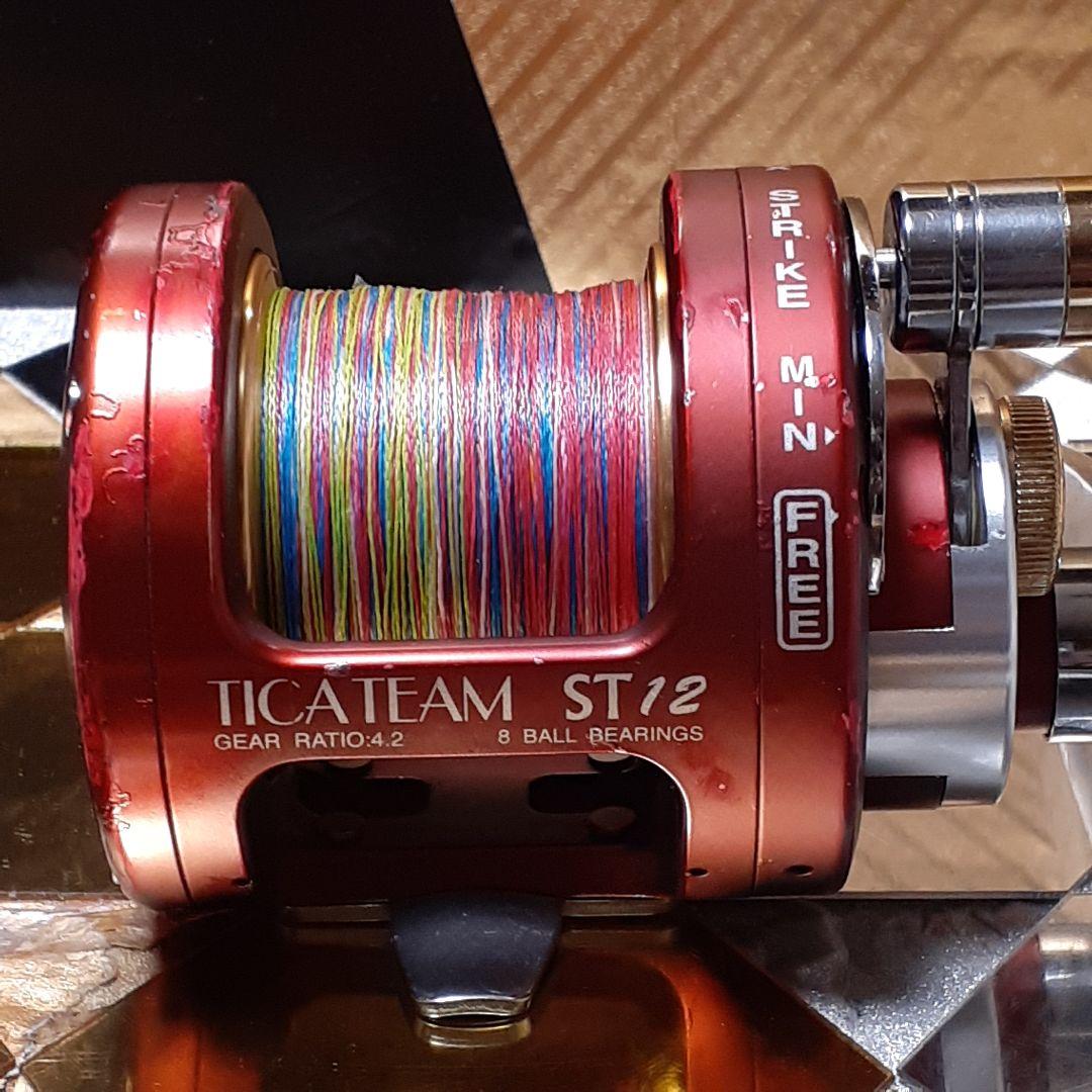 TICA TEAM ST12 ベイトリール トローリング 船用 磯釣 ジギング