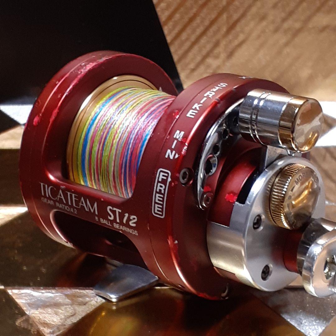 TICA TEAM ST12 ベイトリール トローリング 船用 磯釣 ジギング