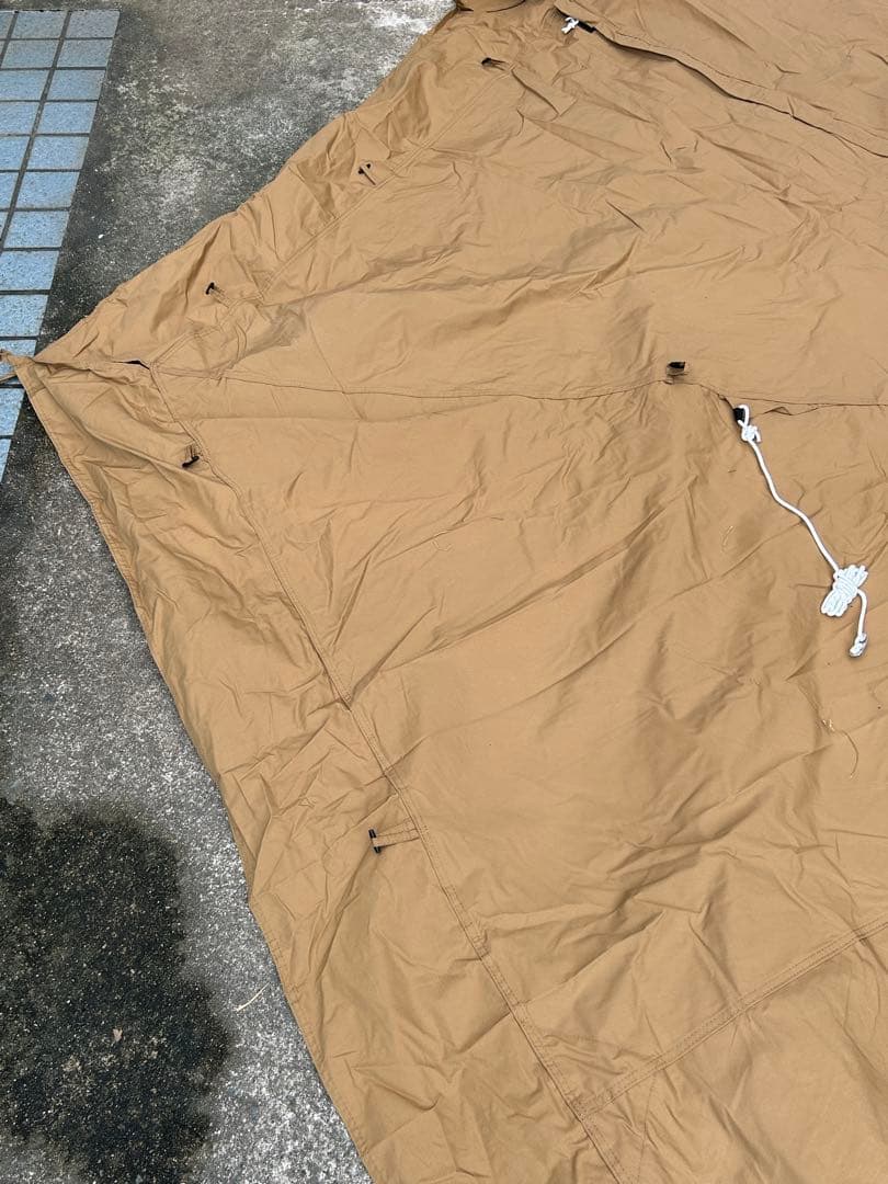 【美品】WAQ Alpha TC ソロ用ティピーテント 二股ポール付属